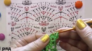 Читаем схему вязания крючком. Как читать схему вязания. Часть 2.