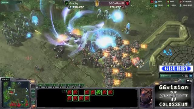 Grubby Montage - from Orc King to Protoss Boss! смотреть онлайн