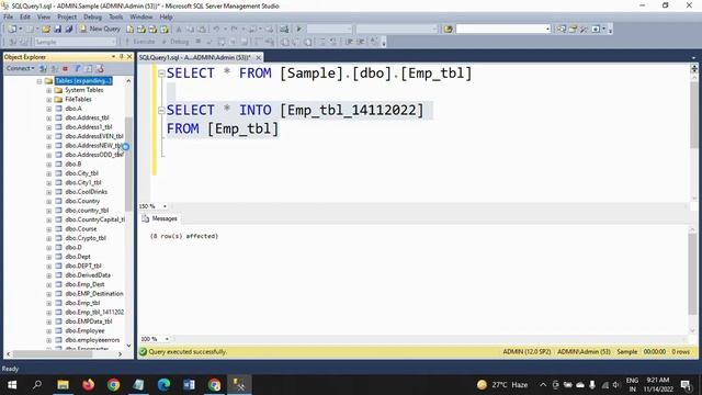 SQL SERVER||How to take BACKUP before UPDATE record in a table in SQL? смотреть онлайн