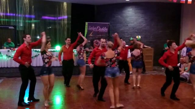 Salsa Dublin Students Leon Rose Choreo 14/03/15 смотреть онлайн