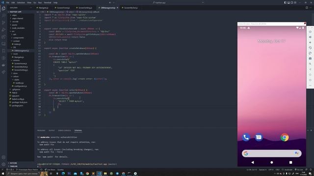 Урок 4. React Native Expo. Работа с базой данных. смотреть онлайн