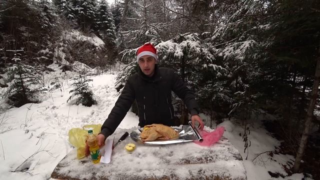 Новый Год в Карпатах в горах Новогодняя качка с яблоками Купил коптер и потерял сразу смотреть онлайн