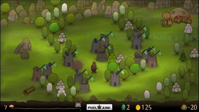 Обзор PixelJunk Monsters Ultimate с Сибирским Леммингом смотреть онлайн