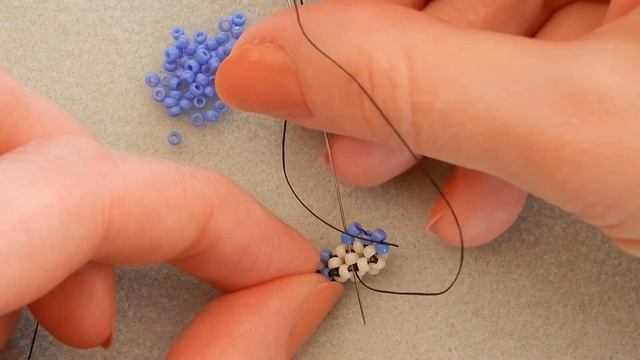 Плетем квадратный жгут из бисера – прямой угол смотреть онлайн