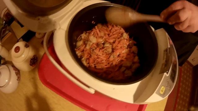 Гречка по купечески в мультиварке. Buckwheat Kupecheski In A Slow Cooker