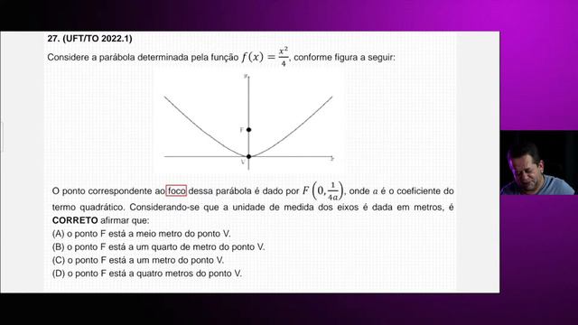 Resolução UFT 2022.1 - Matemática | Professor Marlon смотреть онлайн