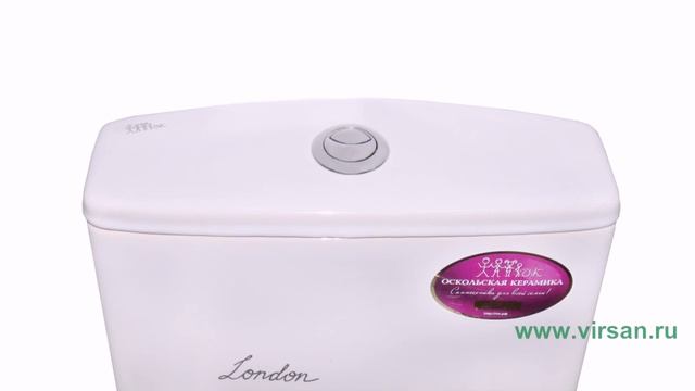 Унитаз-компакт Оскольская Керамика "ФИОНА" декор (Люкс) смотреть онлайн