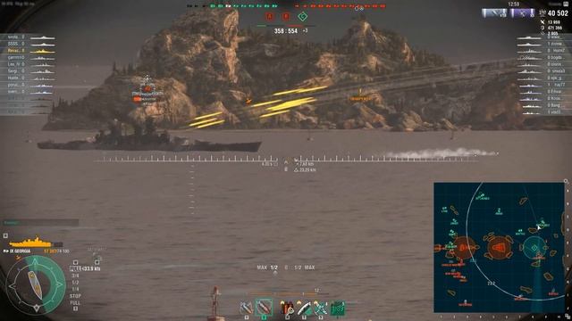 Премиум Линкор Georgia - Обзор и Розыгрыш. Стоит ли покупать? WOWs смотреть онлайн