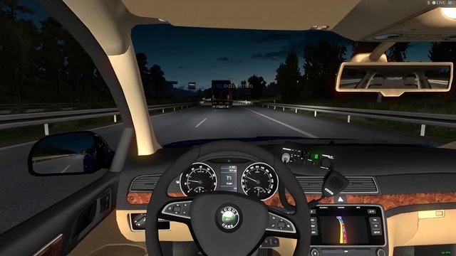 Сопровождение на борту Skoda Superb SE смотреть онлайн