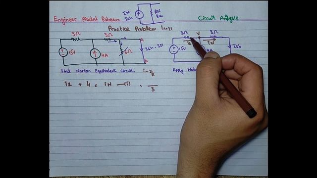 Practice Problem 4.11 | Find the Norton's Equivalent of the Circuit | in Urdu & Hindi. смотреть онлайн