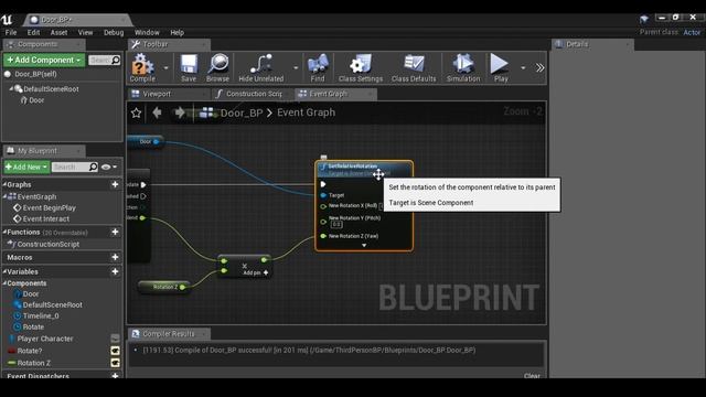 Unreal Engine 4: Part 5 - Opening and Closing Door [Lock and Key] смотреть онлайн