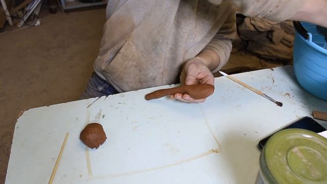 Как сделать ложку из глины смотреть онлайн