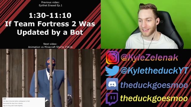 WOULD THIS BE BETTER?!?! Reacting to "If Team Fortress 2 Was Updated by a Bot" смотреть онлайн