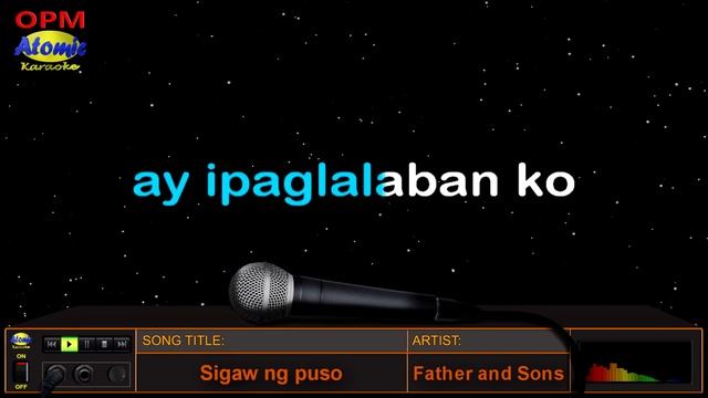 SIGAW NG PUSO - Father and Sons (HD Karaoke) смотреть онлайн