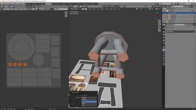 100Props. Часть 10. Табурет. Моделирование и текстурирование. Hand-Paint смотреть онлайн