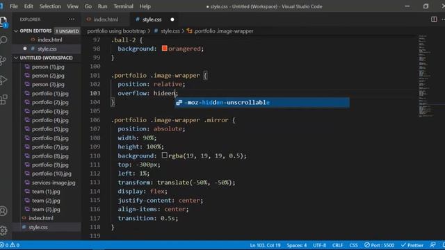 Creating a portfolio using Bootstrap and JavaScript смотреть онлайн