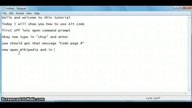 Alt code Tutorial смотреть онлайн