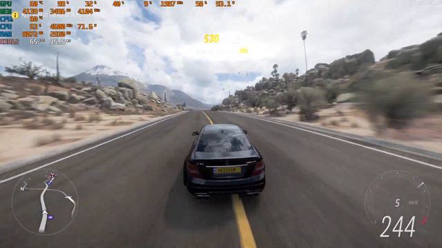 1000hp Mercedes C63 AMG | Forza Horizon 5 Freeroam | GTX 1060 6GB + i7-4790K benchmark смотреть онлайн