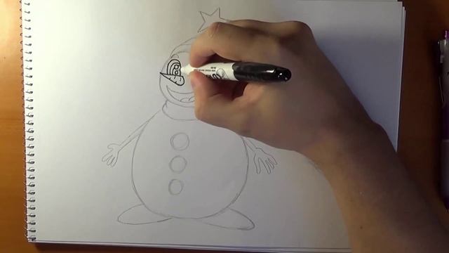 How to draw a Snowman, Christmas stuff, pictures смотреть онлайн