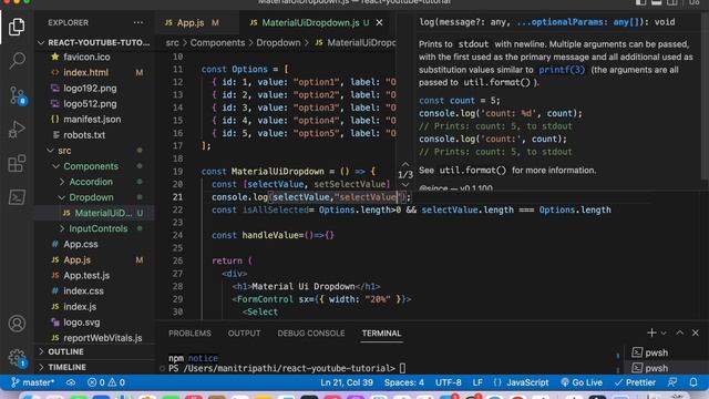 Advanced Material-UI Dropdown with 'Select All' & Checkbox Selection | React UI Development смотреть онлайн