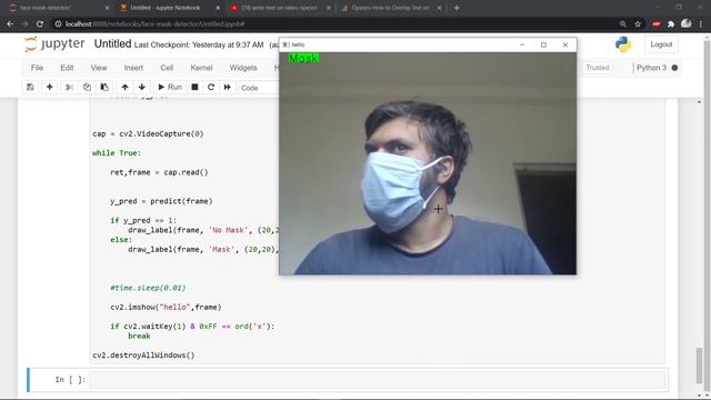 Face Mask Detector Project Demo| Deep Learning смотреть онлайн