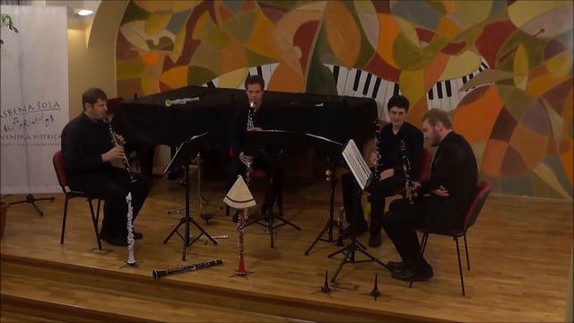 Slightly blue Clarinet Quartet Claritet смотреть онлайн