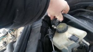 Mercedes W140 ЛАЙФХАК развоздушивание печки климата.