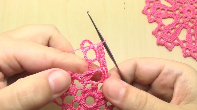 Как связать ажурный мотив круг - вязание крючком Crochet beginners смотреть онлайн