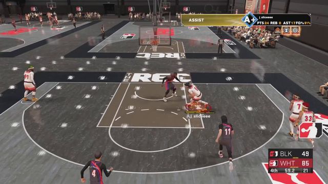 NBA 2k23! MY BUILD IS OP! THIS IS WHAT 99 VERTICAL LOOKS LIKE 👀🔥 BEST CONTACT DUNK IN THE GAME! смотреть онлайн