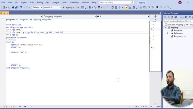 PIC S vs + | COBOL смотреть онлайн