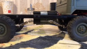 Установка 370 мотора с раздаткой и металл карданы на WPL B-24 (ГАЗ-66)