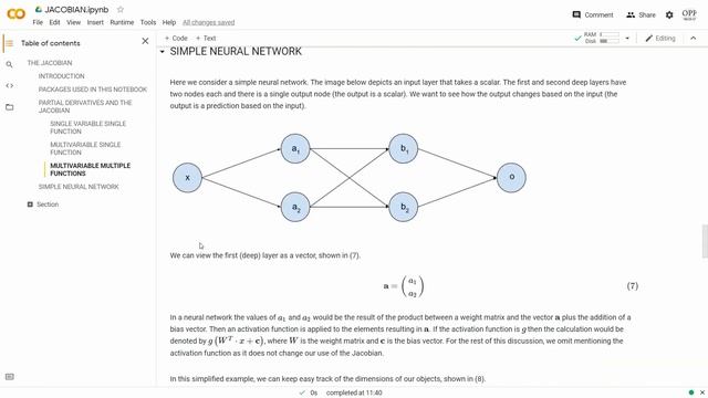 Basics of the Jacobian and its use in a neural network using Python смотреть онлайн