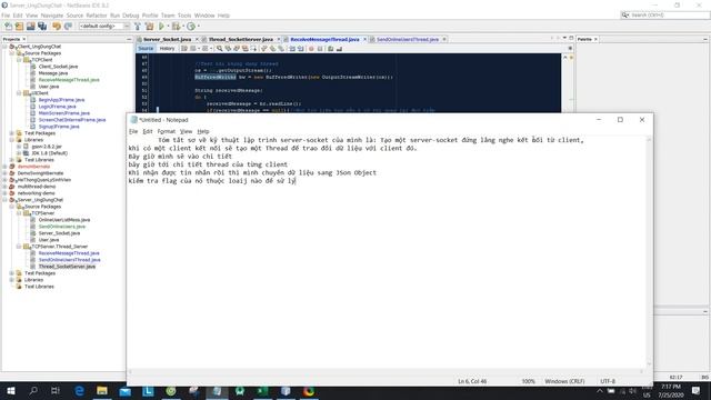 Kỹ thuật tạo server socket cho app chat java смотреть онлайн
