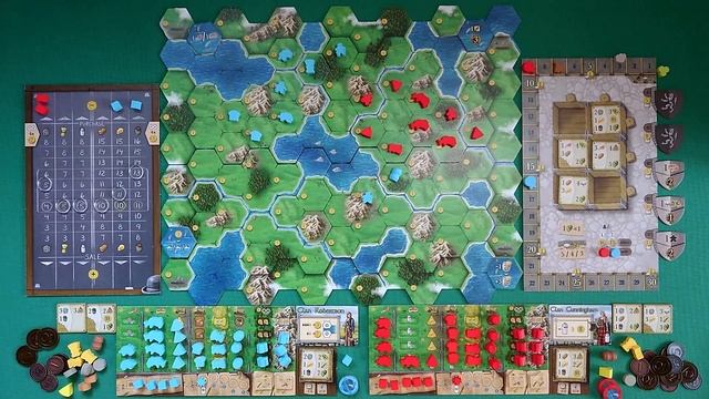 CLANS of CALEDONIA [3] Учимся играть в Кланы Каледонии, полная пробная партия смотреть онлайн