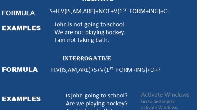 Grammar,Tenses,present continuous tense смотреть онлайн