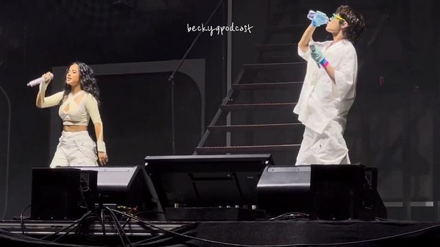 Becky G And J Hope Ending Speech (Chicken Noodle Soup Live At Lollapalooza 2022)