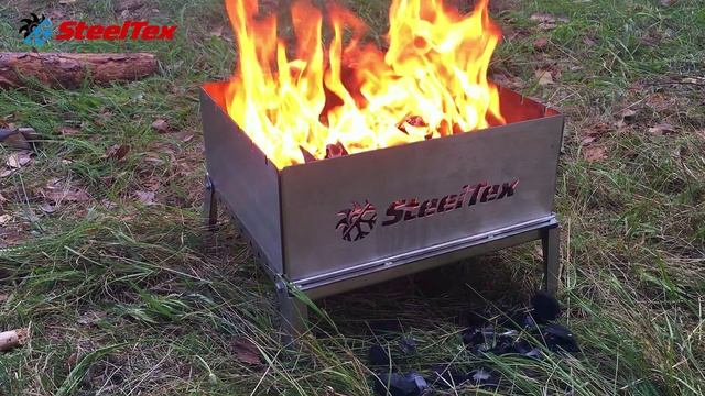 Складной мангал от компании SteelTex смотреть онлайн