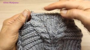 ШАПКА ЖЕНСКАЯ БЕЗ ОТВОРОТА СПИЦАМИ. Вяжем вместе.