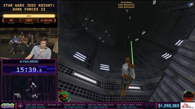 Star Wars Jedi Knight: Dark Forces II by ysalamiri in 29:09 - SGDQ2018 смотреть онлайн