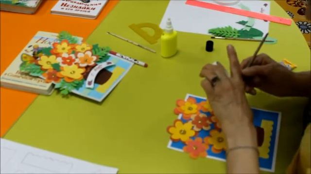 Мастер-класс аппликация "Подарок маме к 8 марта" от весёлого Незнайки смотреть онлайн