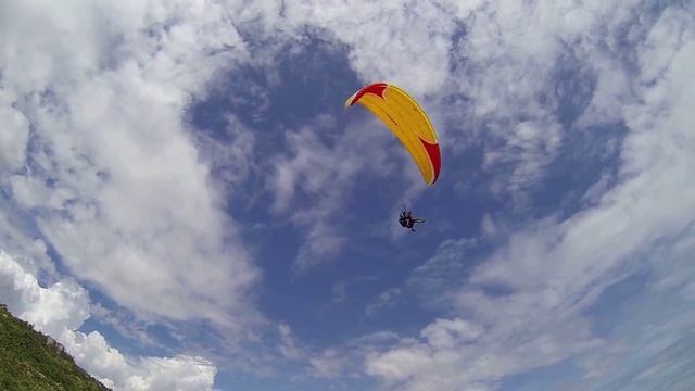 Полеты на параплане с инструктором Муй Не Вьетнам(Tandem paragliding in Mui Ne Vietnam) смотреть онлайн