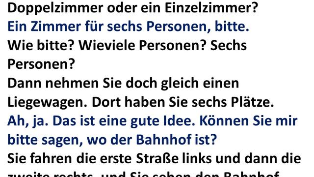 18- Wo ist der Bahnhof? / Где находится вокзал? ( Hören ) смотреть онлайн