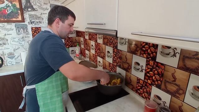 Оджахури-вкуснейшее блюдо из картошки и мяса в казане. смотреть онлайн