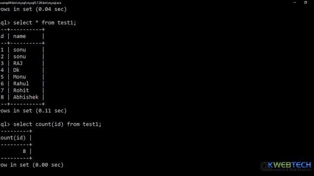 Count(), sum() and avg() functions in MySQL in Hindi - 30 смотреть онлайн