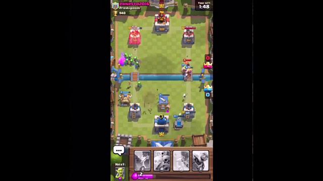Используем гоблинов и скелетов. ФАНИМСЯ. Clash Royale #2 смотреть онлайн