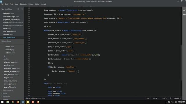 P-31 Working With Customer Orders 3 - Create Ecommerce Site Tutorial смотреть онлайн