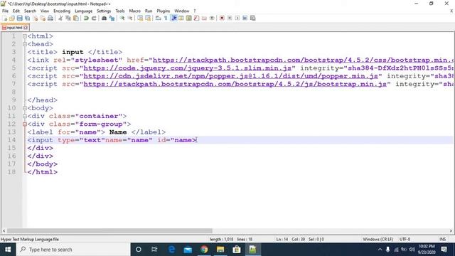 Bootstrap tutorial in bangla input field смотреть онлайн