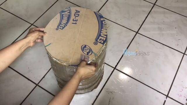 PUFF CON MATERIAL RECICLADO/HOW TO MAKE A PUFF FROM RECYCLED PLASTIC BOTTLES смотреть онлайн