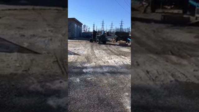 Передвижение мини буровой с помощью гидрохода. смотреть онлайн