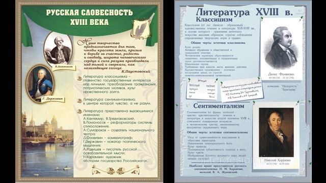 О русской литературе XVIII века. 9 класс. смотреть онлайн